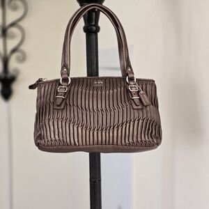 Coach Madison Pleated Leather Mini Bag